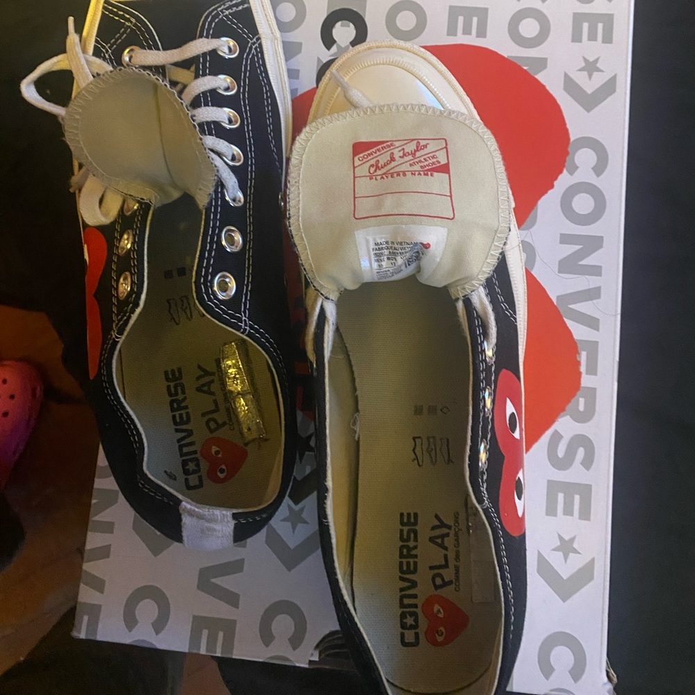 Comme des garçons chuck taylor’s!